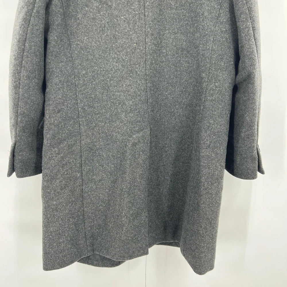 J Crew grey wool blend coat jacket size 42S
